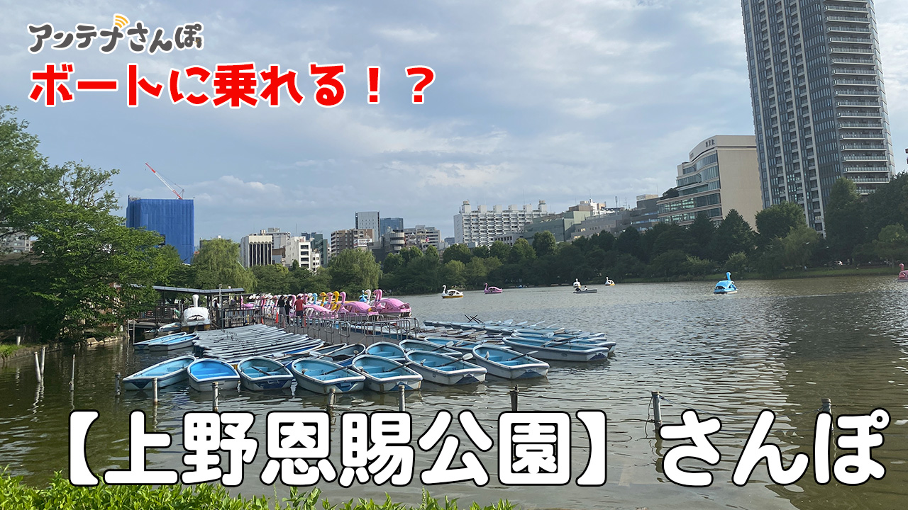 上野恩賜公園はボートに乗れるブログレビュー